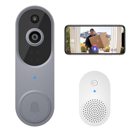Wireless Doorbell Camera with AI Human Detection