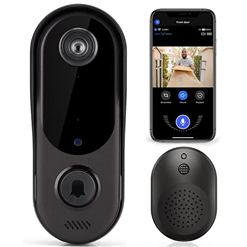 Wireless WiFi Video Doorbell with Chime