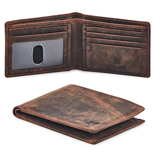 Wise Owl Leather Bifold Wallet