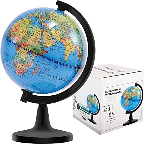 Wizdar Mini Globe for Kids Learning