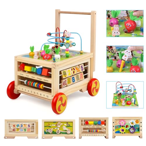 Wooden 7-in-1 Activity Cube