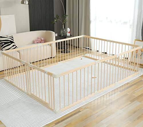 Wooden Baby Playpen Play Fence