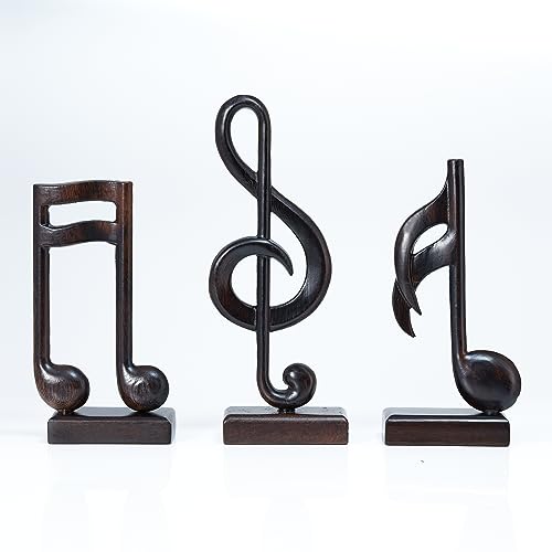 Wooden Music Note Sculpture