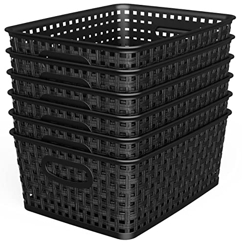 WYT 6-Pack Storage Organizer Basket