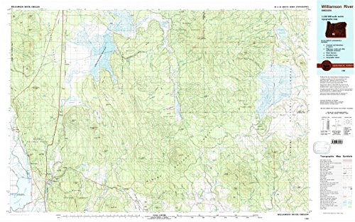 YellowMaps Williamson River OR Topo Map