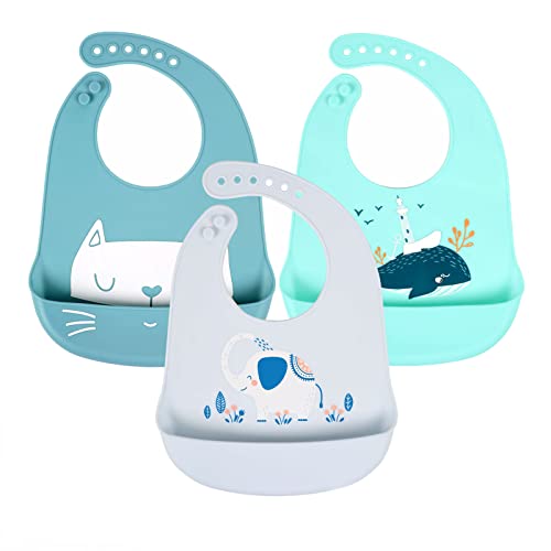 YINGJEE Silicone Baby Bibs