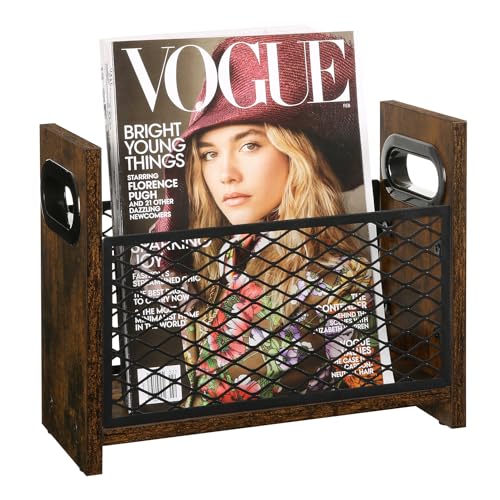YINMIT Small Magazine Rack for Desktop and Home Office