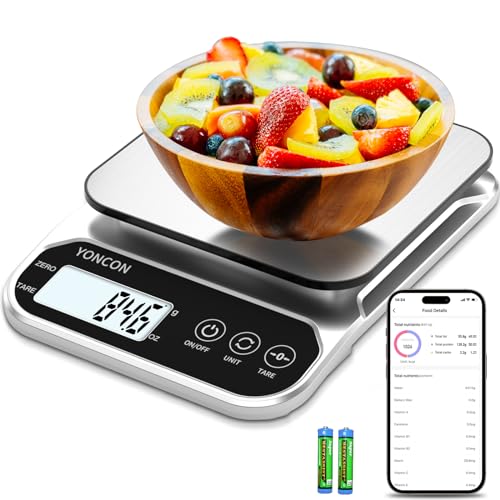 Yoncon Digital Kitchen Scale: Super Accurate, Easy to Clean