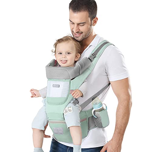 YSSKTC 6 in 1 Baby Carrier Ergonomic with Hip Seat
