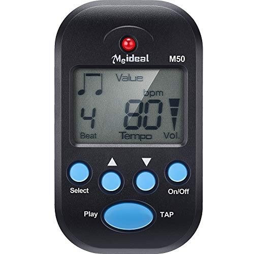 Zhehao Mini Digital Metronome: Portable, Multifunctional, Black